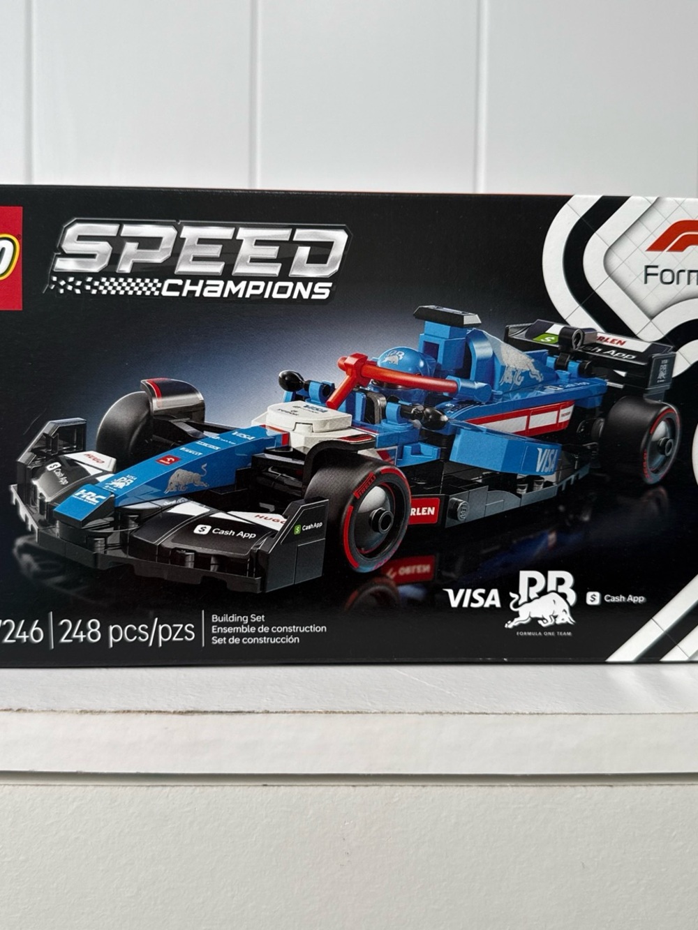 Lego Speed Champions Blue and Black Formula 1 Race Car